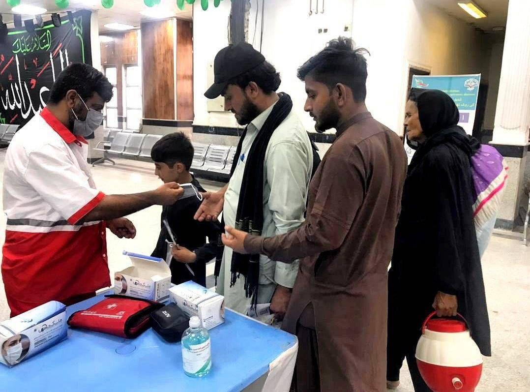 برپایی موکب امدادی در 2 مرز میرجاوه و ریمدان استان سیستان و بلوچستان