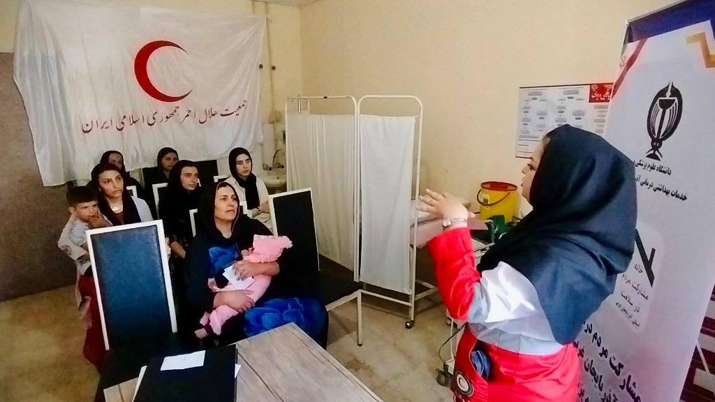 بهره مندی ۱۴۸۰ نفر از خدمات کاروان سلامت هلال احمر آذربایجان غربی
