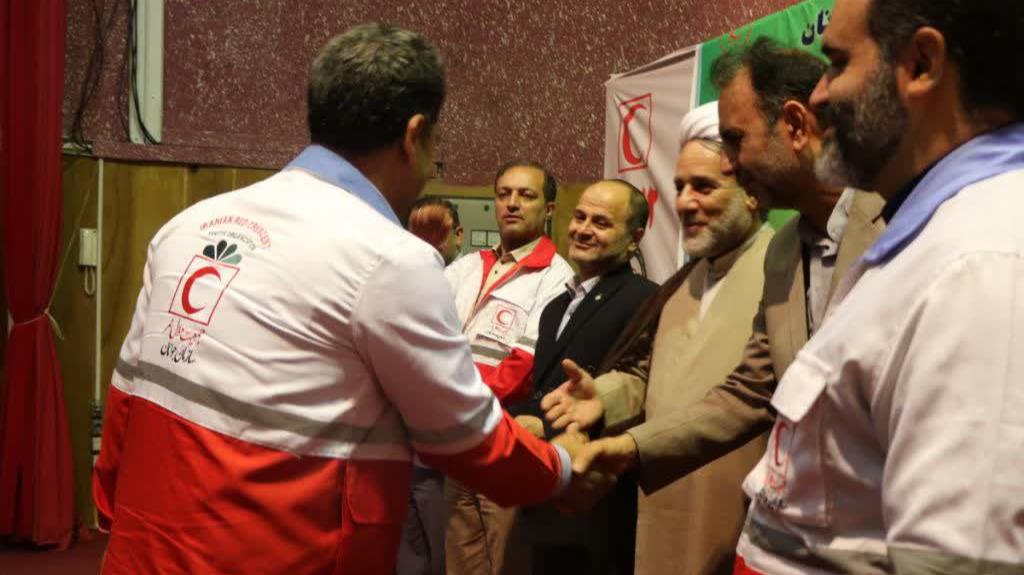 تجلیل از ۱۵۰ عضو فعال دانشجویی با حضور معاون سازمان جوانان هلالاحمر