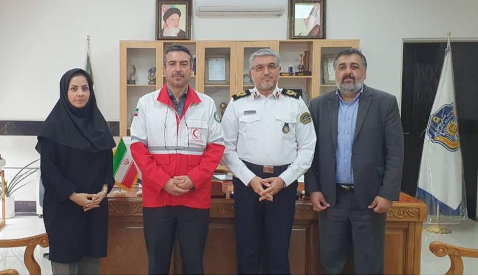 تفاهمنامه همکاری پژوهشی پلیسراهور و هلالاحمر