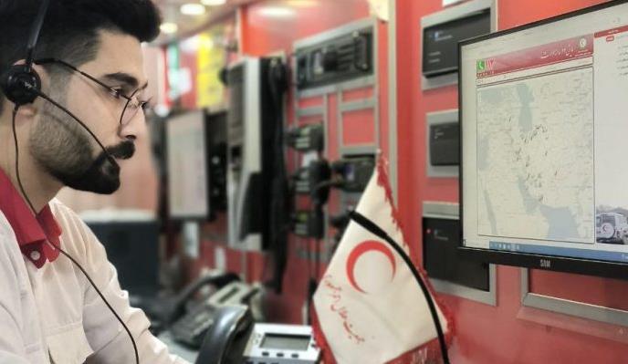 60 ثانیه مکالمه نجاتبخش اپراتور هلال احمر