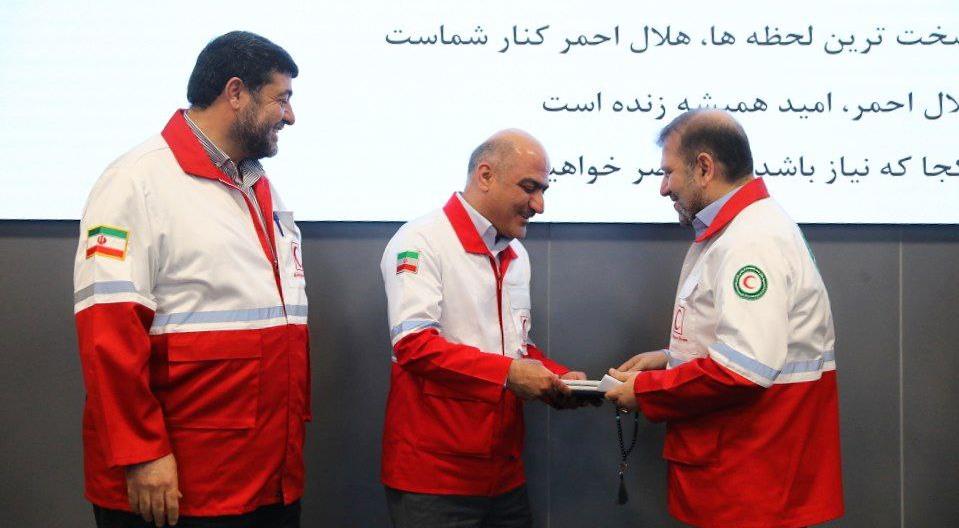 خزانه‌دار کل هلال‌احمر تکریم و سرپرست جدید معارفه شد
