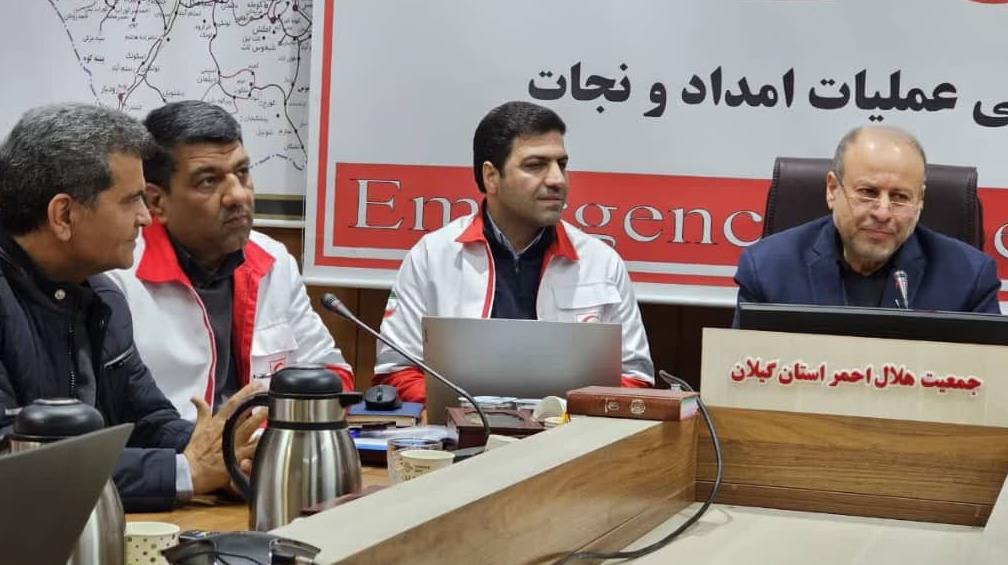برگزاری اولین نشست توجیهی برنامه عملیات پاسخ به "زمینلرزه احتمالی تهران" در استان گیلان
