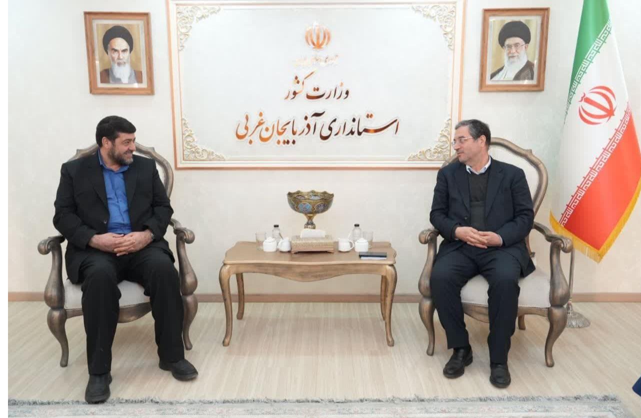 دیدار رئیس هلالاحمر با استاندار آذربایجانغربی