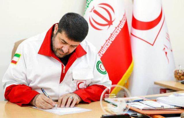 پیام تسلیت رئیس هلال احمر درپی درگذشت مادر شهید امدادگر «حسین تقوائی گنج علی»