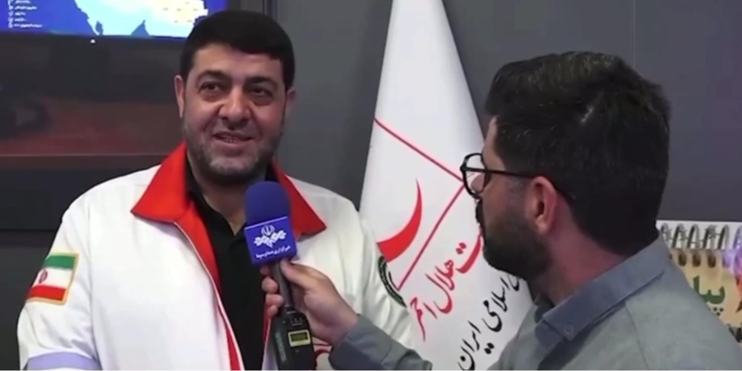 کولیوند: هلال احمر در آمادگى کامل قرار دارد / کمبود دارو و تجهیزات پزشکى نداریم + فیلم