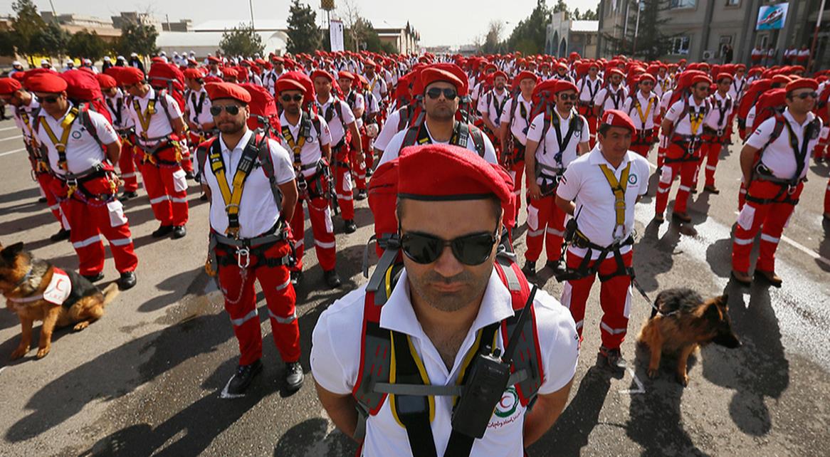آماده‌باش تیم‌های عملیاتی هلال‌احمر همزمان با هشدار نارنجی هواشناسی