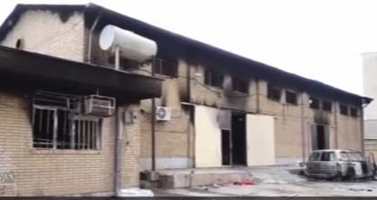خسارت سنگین به پایگاهها و خودروهای امدادی هلال احمر توسط تروریست های مسلح در اغتشاشات/فیلم