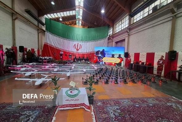 امروز شاهد ایجاد یک ناوگان پیشرفته پهپادی برای جمعیت هلال احمر هستیم+فیلم