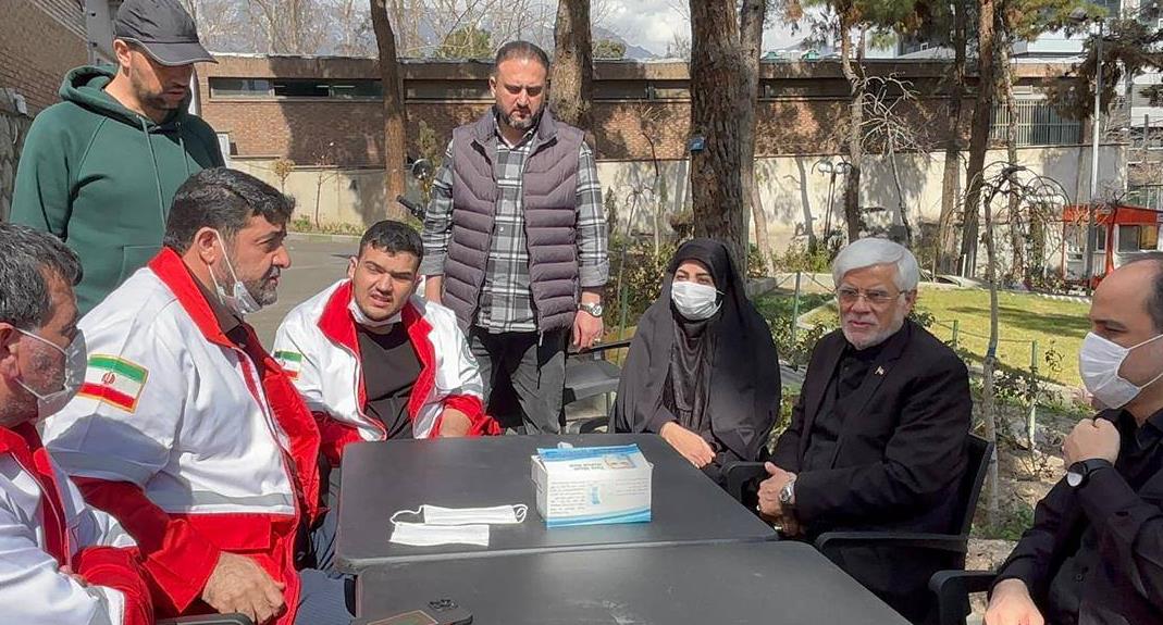 حضور معاون اول رئیسجمهور در هلالاحمر/ تقدیر از خدمات میدانی و دستور رسیدگی کامل به حادثهدیدگان