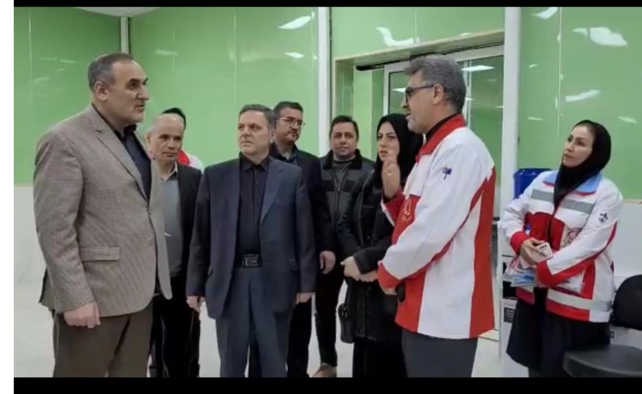 بازدید استاندار و مسئولین استانی در نخستین روز از بهره برداری مرکز دیالیز هلال مهر زنجان+ فیلم
