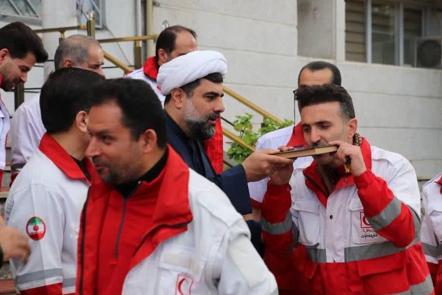حضور مسئولان دفاتر نمایندگی ولی فقیه و رابطان فرهنگی جمعیت هلال احمر در جمع امدادگران «جنگ رمضان» و تقدیر از تلاش های آنان