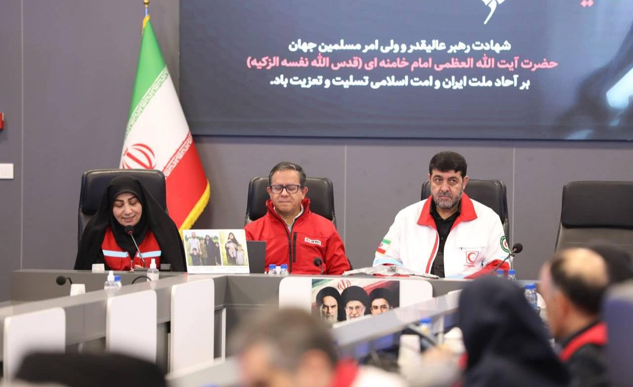 حضور معاون دبیرکل فدراسیون جهانی صلیب سرخ در هلال‌احمر ایران/ کولیوند خواستار اعلام محکومیت جنایات جنگی ائتلاف صهیونی - آمریکایی در حمله به ایران شد