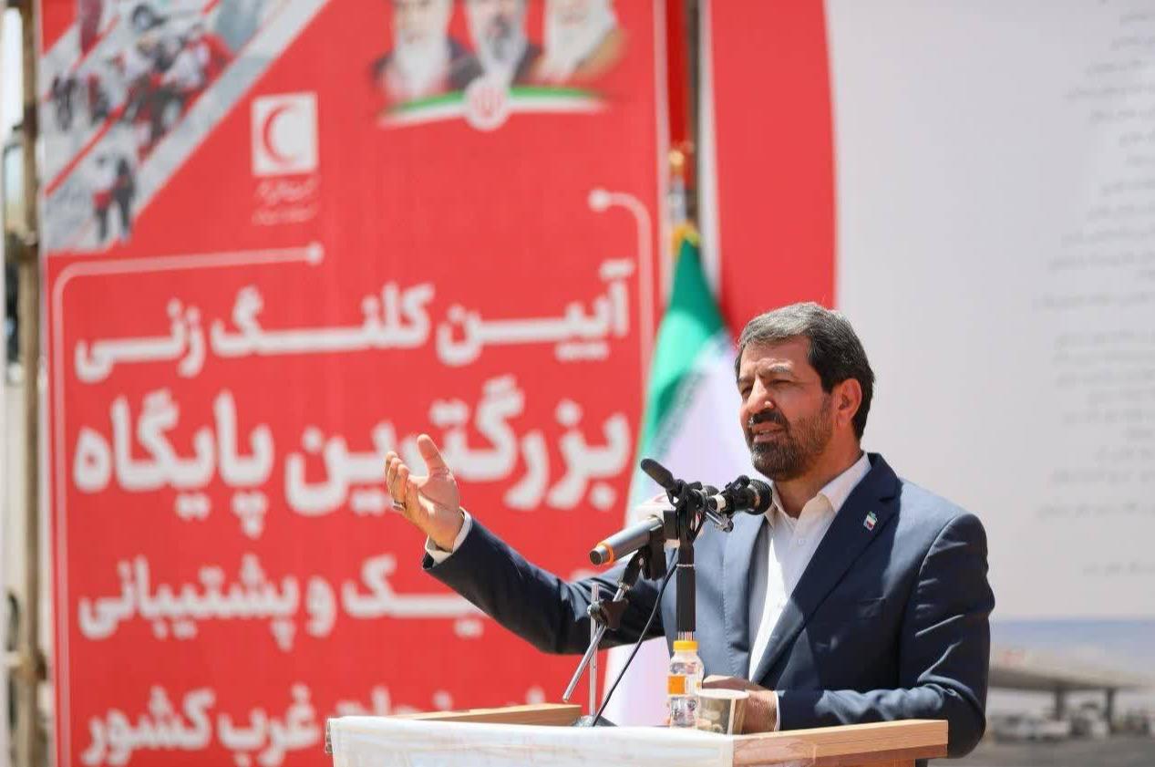 استاندار همدان: احداث پایگاه لجستیک غرب کشور، نماد هوشمندی هلالاحمر در مدیریت بحرانهای مدرن است